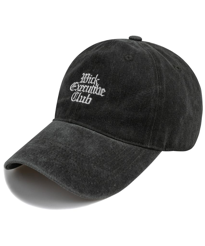 Wig Executive Classic Stone Washed Ball Cap - Charcoal