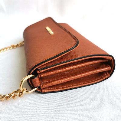 2023 Crossgrain PU Leather Women's Chain Shoulder Bag & Wallet