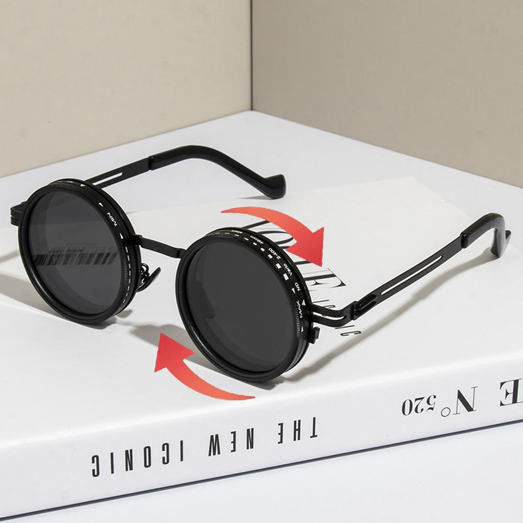 Men's Sunglasses The New 9-speed Adjustable Sunglasses Are Designed By Hand ND Glasses Are Highly Transparent and Ultraviolet Pola Rized Sunglasses