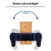 Btuty Guitar Hook Wall Mount Auto Lock Gravity Rotatable 45 Beech Protects Base Guitar Instrument Hanger Hanger, Degrees, Wood,