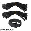 10 PC 2*50cm Reusable Fastening Bike Tie Nylon Hook & Loop Durable Multil Purpose Self-adhesive High Quality Strap Cable Ties