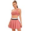 Sports Color Split Swimsuit Women's Skirt Swimsuit