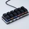 12 Keys Custom Mini Keypad Black With RGB Light USB OSU Programmable Mechanical Keyboard Macropad For Office Gaming E3S9