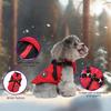 Verstellbare Hundejacke Winter Hundekleidung für kleine mittlere Hunde Welpen Haustierweste Französische Bulldogge Kleidung Chihuahua Kostüm Mops Mantel