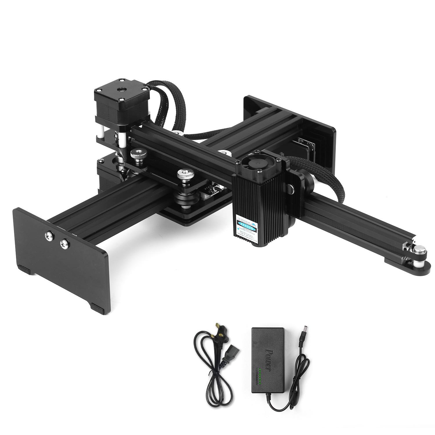 

Настольный лазерный гравер Портативный гравировальный станок Мини-гравер DIY Лазерный принтер для нанесения логотипа Without Laser Head чёрный