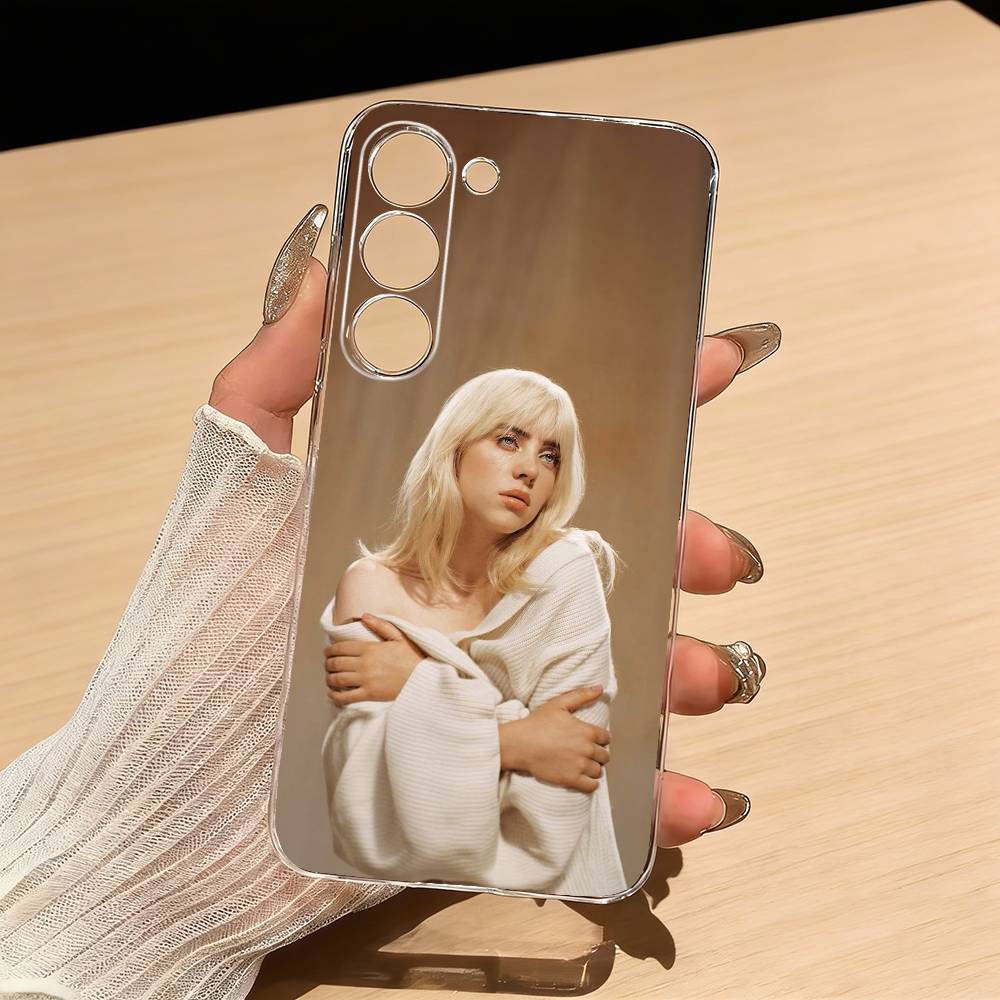

B-Billie E-Eilish Phone Case For Samsung S25,S24,S21,S22,S23,S30,Ultra,S20,Plus,Fe,Lite Transparent Cover Samsung S25