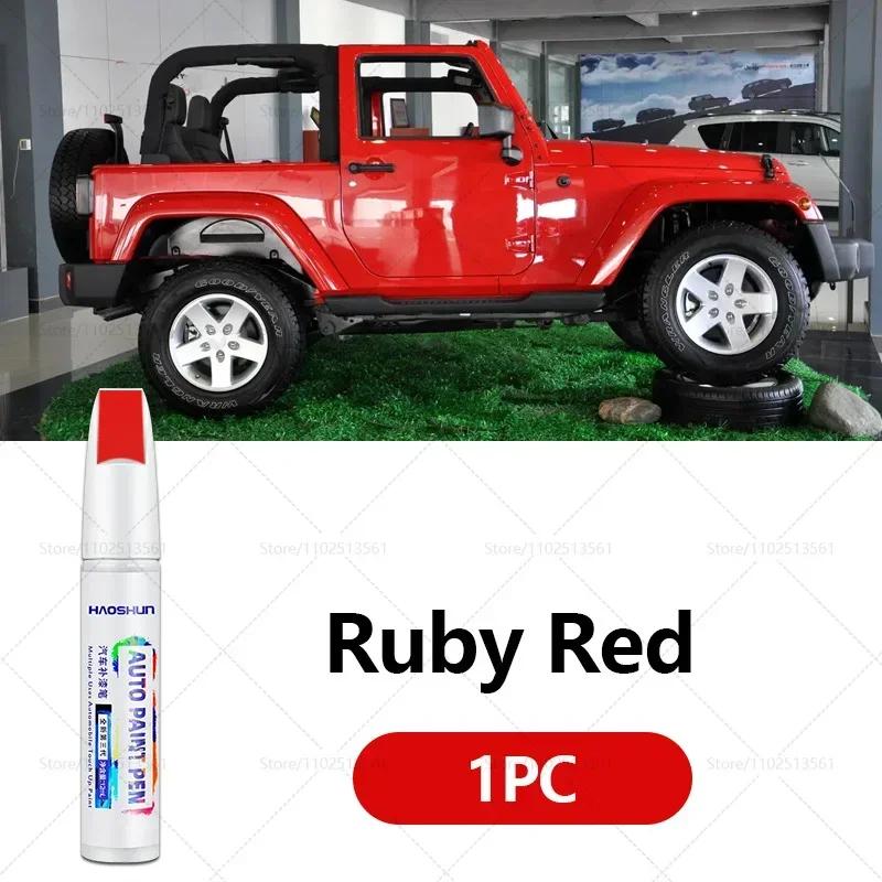 For Jeep Wrangler 1987-2025 2024 2023 Paint Repair Pen Touch Up Scratch Remover DIY Auto Accessories Black White Blue Yellow