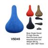 Bike Saddle Universal Flannel Cushion Fixed Gear BMX Mountain E-Bike Thick Seat Pad