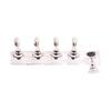 Espositore per unghie a forma di scacchiera, motivo a scacchi, magnete adsorbimento, scaffale per esercitarsi in nail art in metallo per salone
