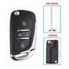 Remote Car Key Shell For Peugeot 208 307 406 308 206 306 307 407 807 207 607 107 Partner Key Case For Citroen C4 C2 Xsara C3 C8