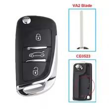 Remote Car Key Shell For Peugeot 208 307 406 308 206 306 307 407 807 207 607 107 Partner Key Case For Citroen C4 C2 Xsara C3 C8