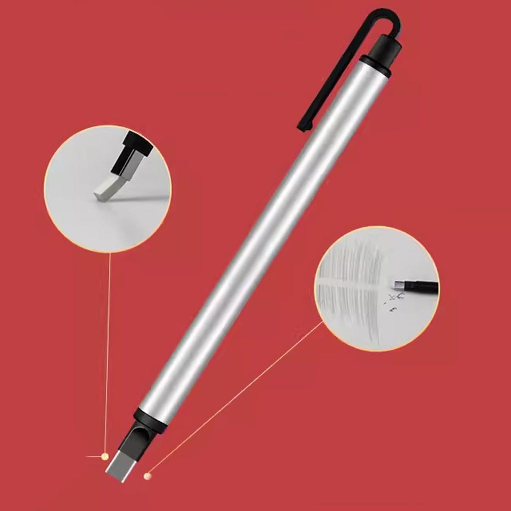 Pen Style Eraser Easy To Use Mechanical Eraser Pen Art Erasers Drawing Supplies for Sketching Architecture Drafting Art