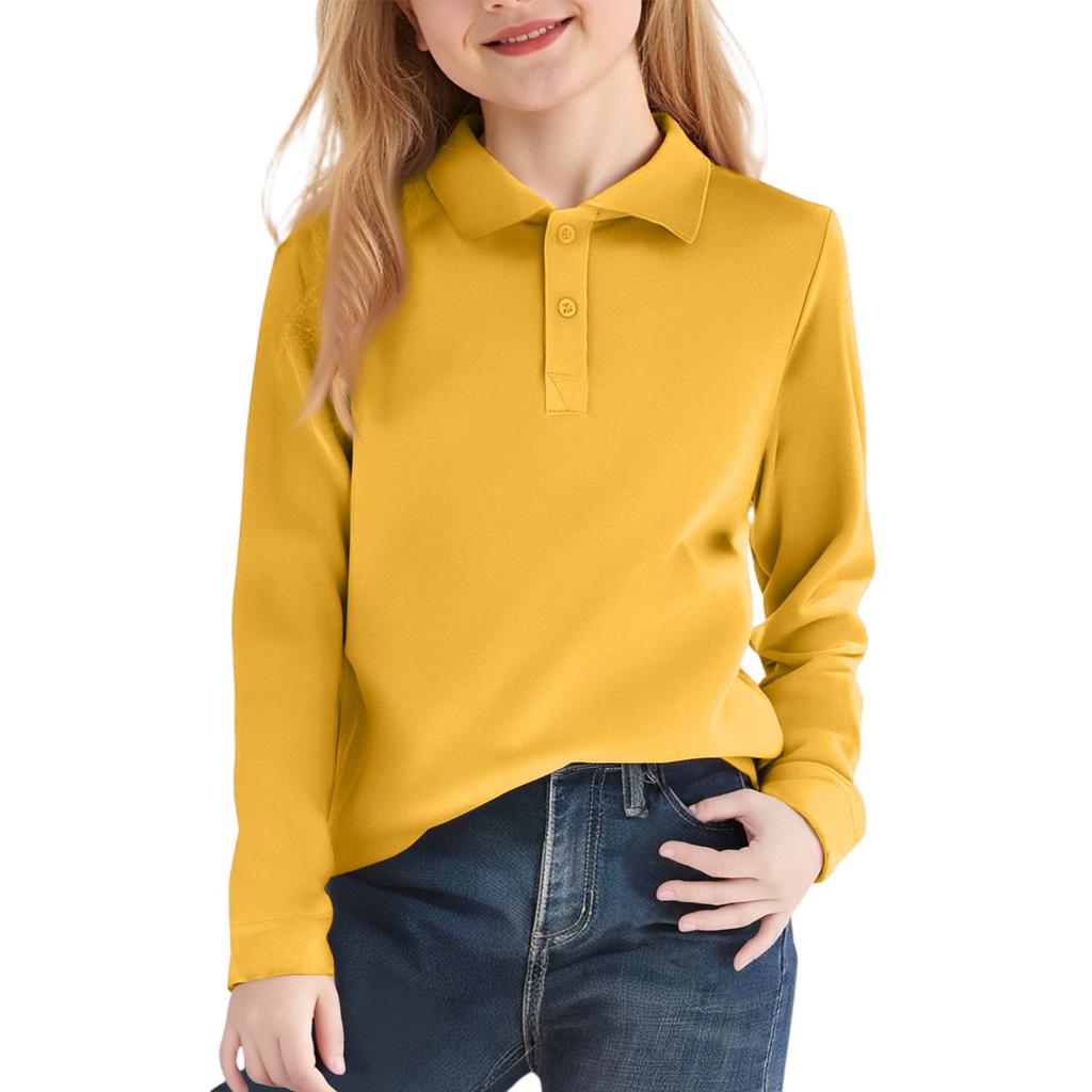 Kids Long Sleeve Shirt School Uniform Shirts For Boys