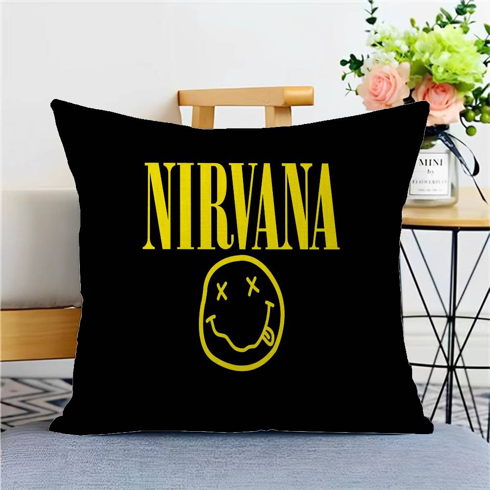 N-Nirvana Anime Pillow Cover Design Cushion Cover Decor Holiday Decorati