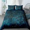 2024 Gothic Bats Black Duvet Cover Set King Queen Double Full Twin Single Size Duvet Cover Pillow Case Bed Linen Set