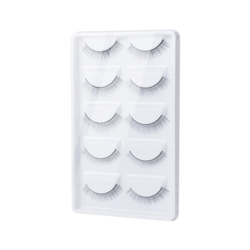 Beginner Tattoo Makeup Artist Eyelash Practice Set - 5 Pairs of Easy-to-Use Training False Eyelashes