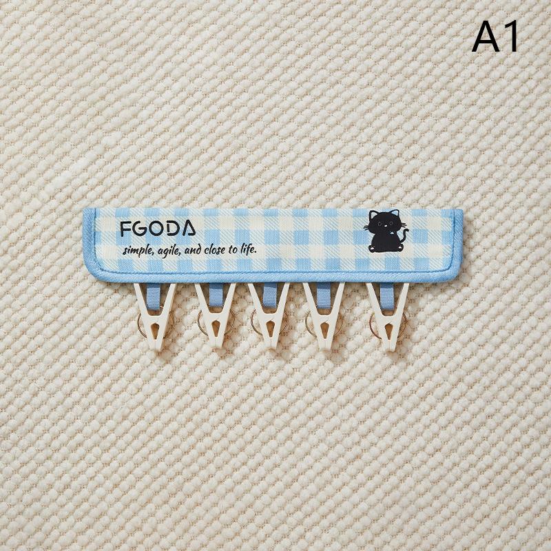 

Мультяшная дорожная вешалка для одежды Нескользящая 5/10 зажимов Зажимы для подвешивания одежды Компактная Съемная Портативная Сушилка для одежды