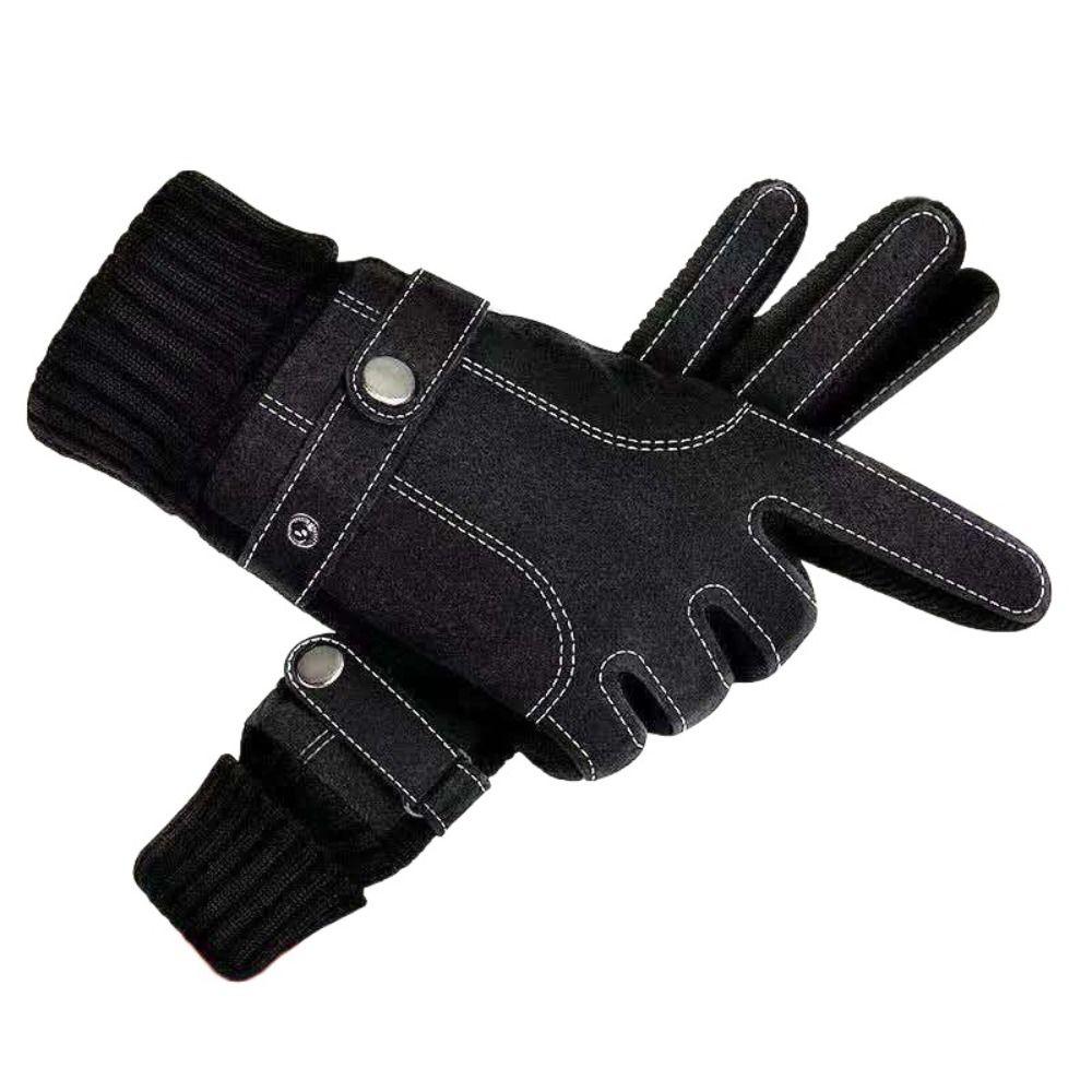 Full Finger Winter Men Gloves Touch Screen Men Mittens New Warm Casual Gloves