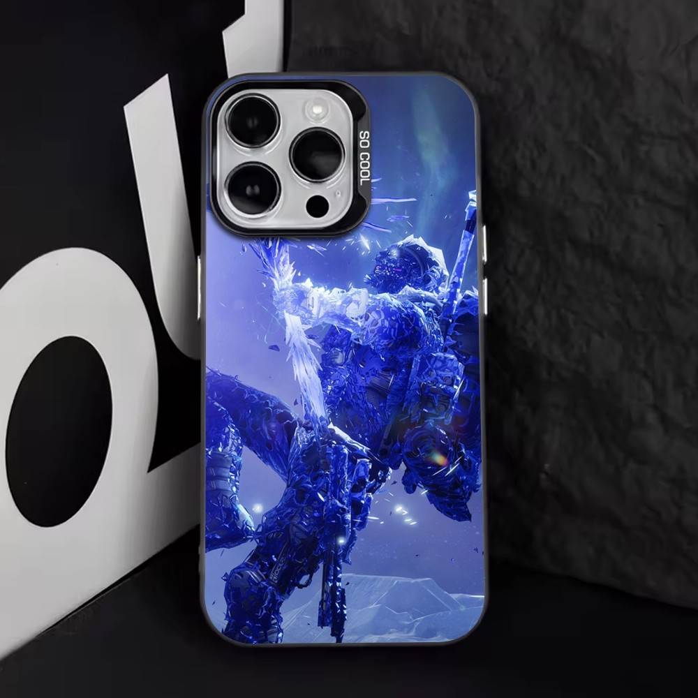 Destiny   Phone Case For iPhone 17,16,15,14,13,12,11 Plus,Pro Max,XS,Colorful Silver Phone case Funda Cover