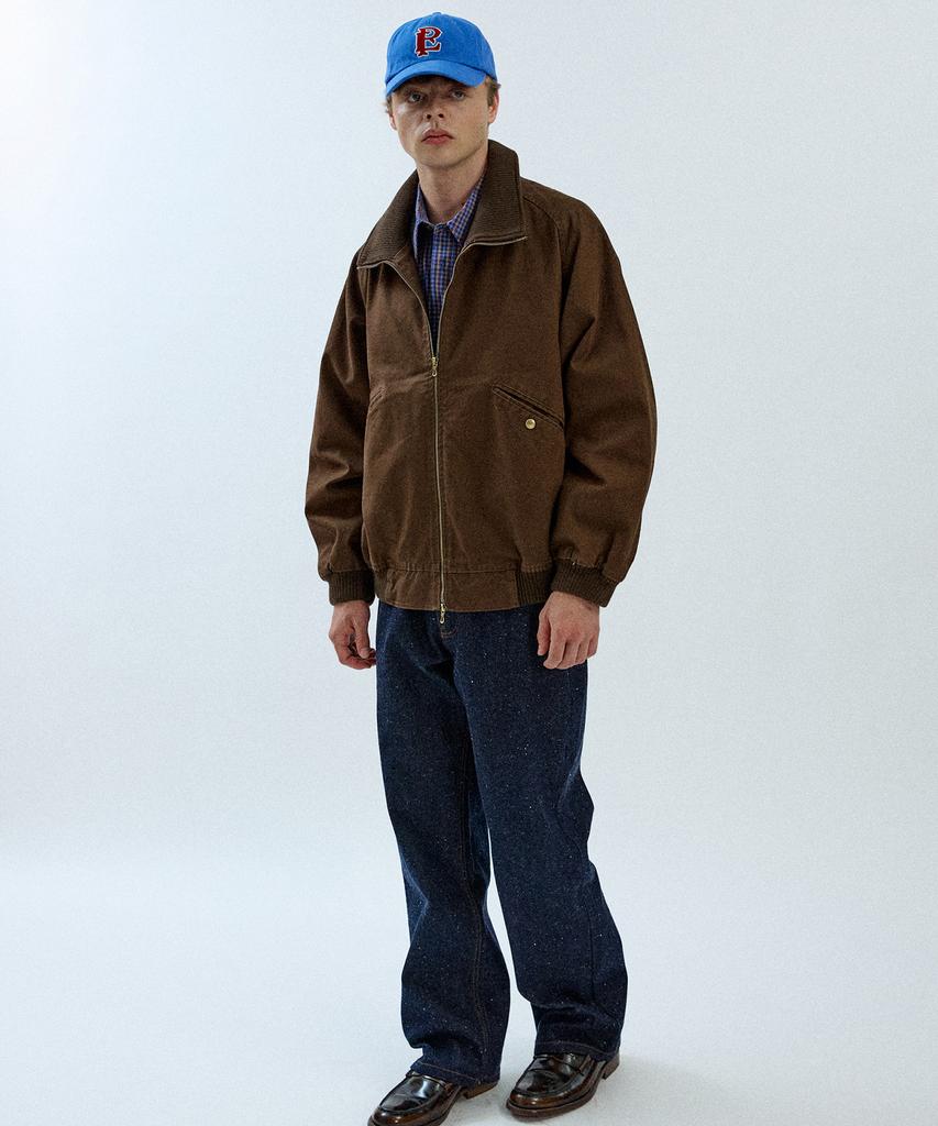 Pealp Washed Cotton Tanker Jacket 13(Brown)