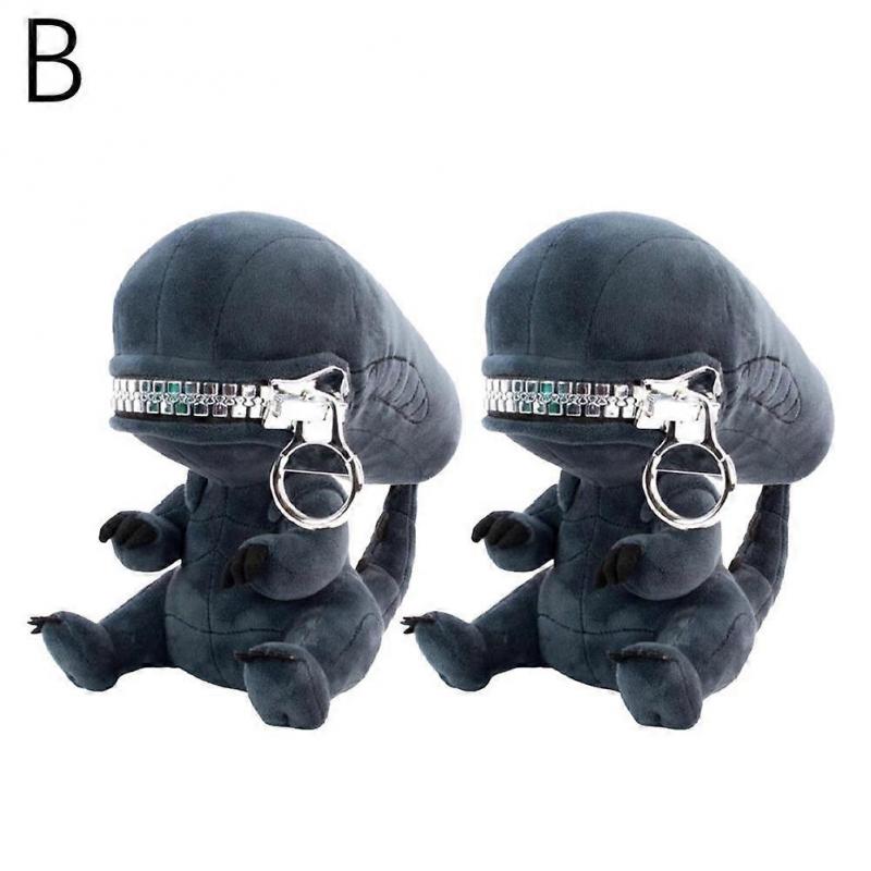 Zippermouth Xenomorph Plush Toy Cartoon Plush Dolls Soft Stuffed Plush Toys