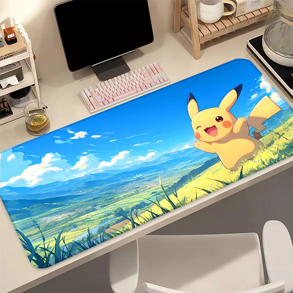 Anime Mouse Pad Print NonSlip Rubber PPokemons Mousepad Waterproof Desk Mat for Computer Laptop Gamer Home Office Accessories