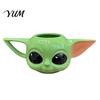 Cartoon Theme Kitchenware 3D Ceramic Water Cup, Cute Relief Coffee Mug, Creative Birthday Present for Kids Decorative Unique Desktop Decoration