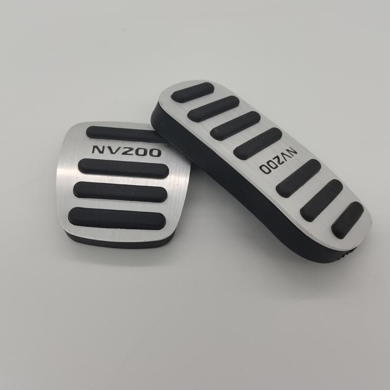 Car Accelerator Gas Brake Clutch Pedal Footrest Pedals Plate Cover AT/MT For Nissan NV200 2010-2015 2016 2017 2018 Accessories