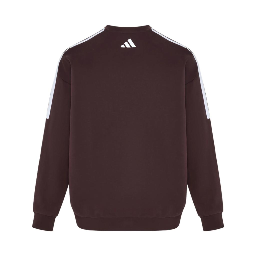 Adidas Sportswear Sweatshirts Unisex Dark Brown Crew Neck Moderate