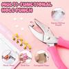Round Hole Single Hole Punch DIY Handheld Circle Punch  School Office Binding Stationery