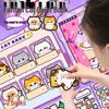 Libro Silenzioso Fanfan Cat Set Adesivi Fai da Te