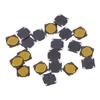 20 Pcs Metal Dome 3.7*3.7*0.35Mm Membrane Button Switch Thin Film Touch Switch 4 Feet Foot Patch Micro Button Switches