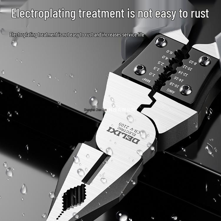 Delixi Explosion-Proof Multifunctional Tiger Pliers and Universal Wire Cutters