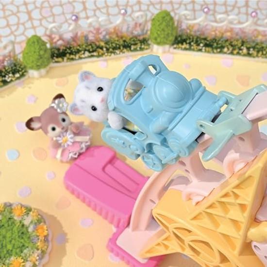 Sylvanian Families Amusement Park Castle Dream Colors - Happiness C-81 ST Mark Certified ages 3 up Toy Dollhouse EPOCH