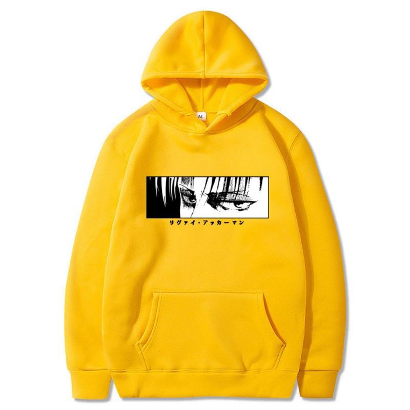 The Japanese Manga "Attack on Titan" Harajuku Hip-hop Streetwear Men's Pullover Casual Loose and Comfortable Hoodie