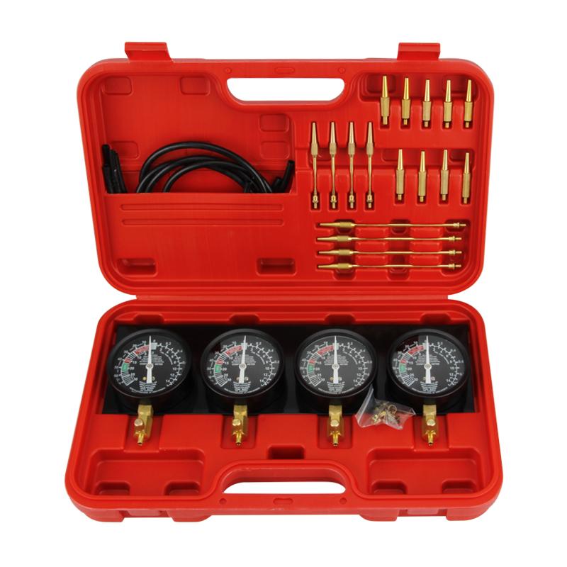 

4 Cylinders Motorcycle Fuel Pump Carburetor Vacuum Pressure Gauge Synchronous Balance Tool for Positive Negative Pressure Test brazil