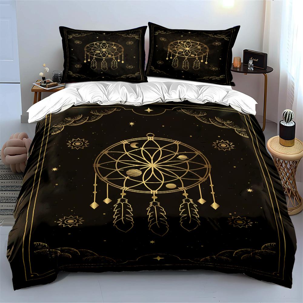 Dreamcatcher Design Black Bedding Set Bedding set (1 duvet cover, 2 pillowcases, duvet not included)