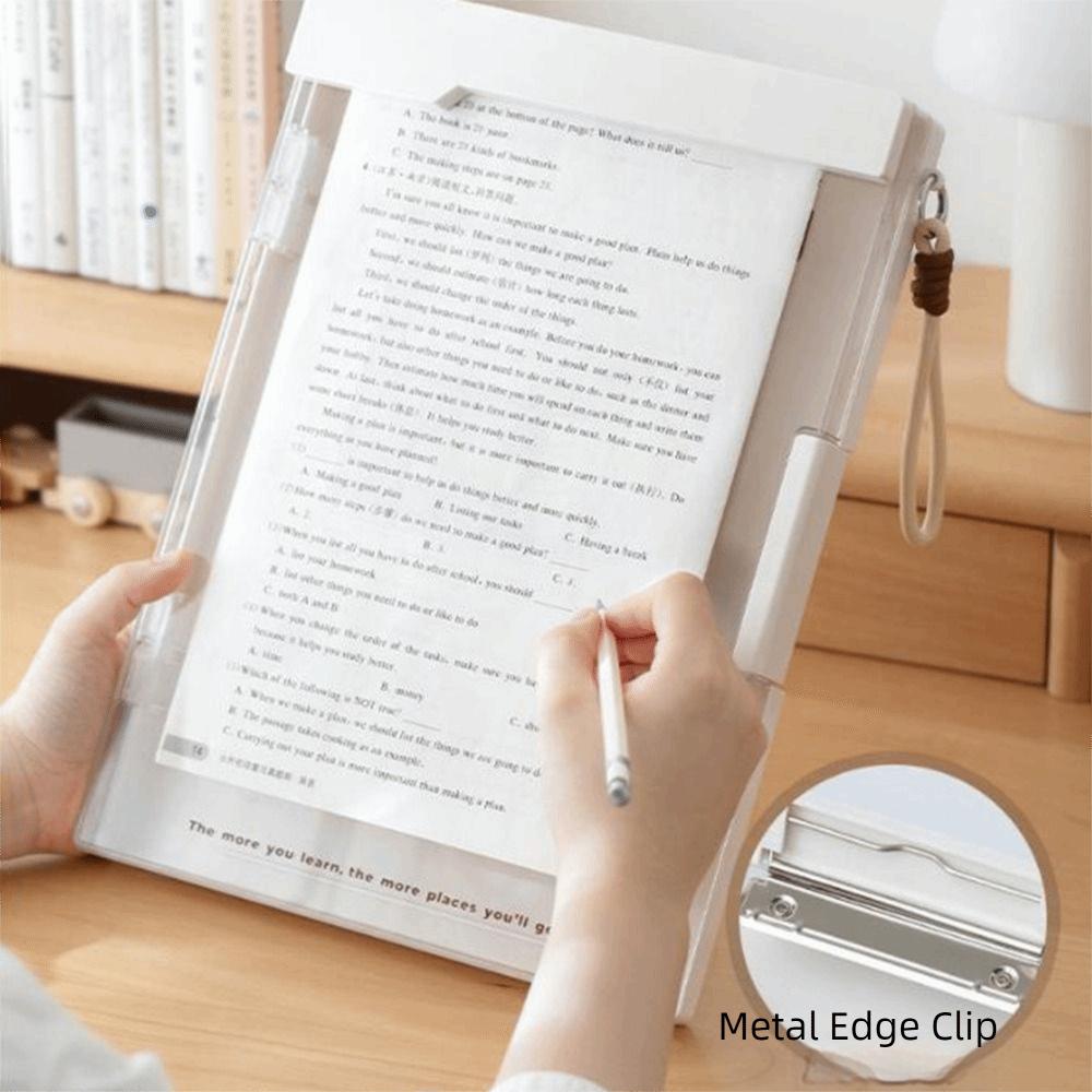 Thickened Document Holder Large Capacity File Storage Box File Organizer for Office