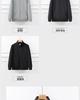Men's Plus Size Fleece-Lined Stand Collar Cardigan Jacket - Thick, Loose, Casual, Versatile Winter Sweatshirt