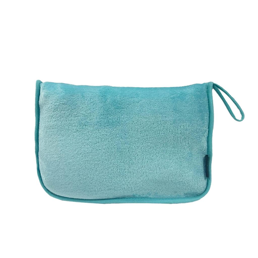 Pătură auto multifuncțională 2-în-1 din flanel și pernă cu logo și fermoar