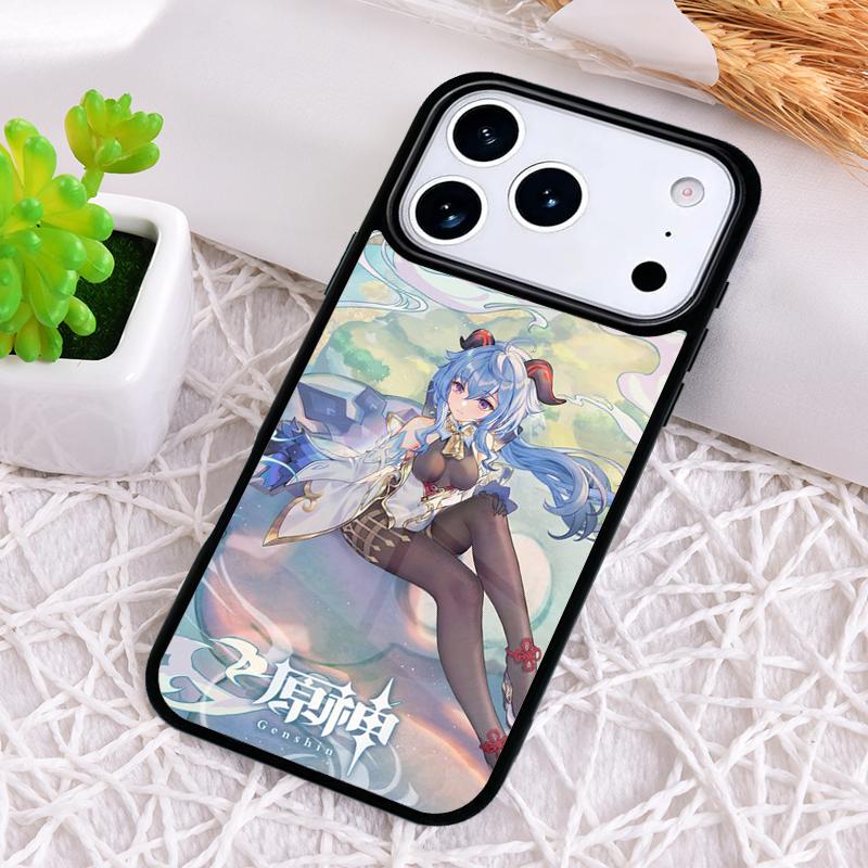 Anime Game Genshin Impact Phone Case for iPhone 17 Air 16 15 11 12 14 13 Pro Max Shockproof Cover