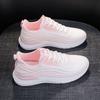Whit Mesh Breathable Shoes for Women Summer Lace Up Woman Footwear Cotton Light Vulcanized Shoe Original Korean Walking Casual