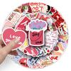 50 Love Yourself Doodle Cartoon Stickers: Waterproof Phone Case & Suitcase Decorations