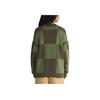 Vans Vortex Pullover Karomuster Rundhalsausschnitt Locker Langarm Pullover Damen Pullover Grün VN000G3GAMB