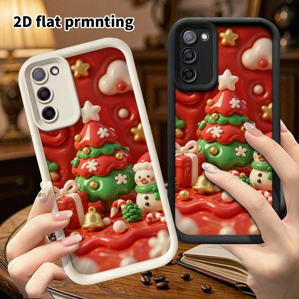 Phone Case: 2D Flat, Suitable for Samsung Galaxy A34 A35 M05 M06 S20 S22 S21 FE Plus 5G Protective Case, Christmas-themed Set, Perfect Holiday Gift Fo