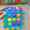Large Bead Building Blocks Cube Toy Large Particle For Kids Educational Color Sorting