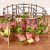 Heat-Resistant Air Fryer Skewer Stand Stainless Steel Skewers Rack  Home Kitchen