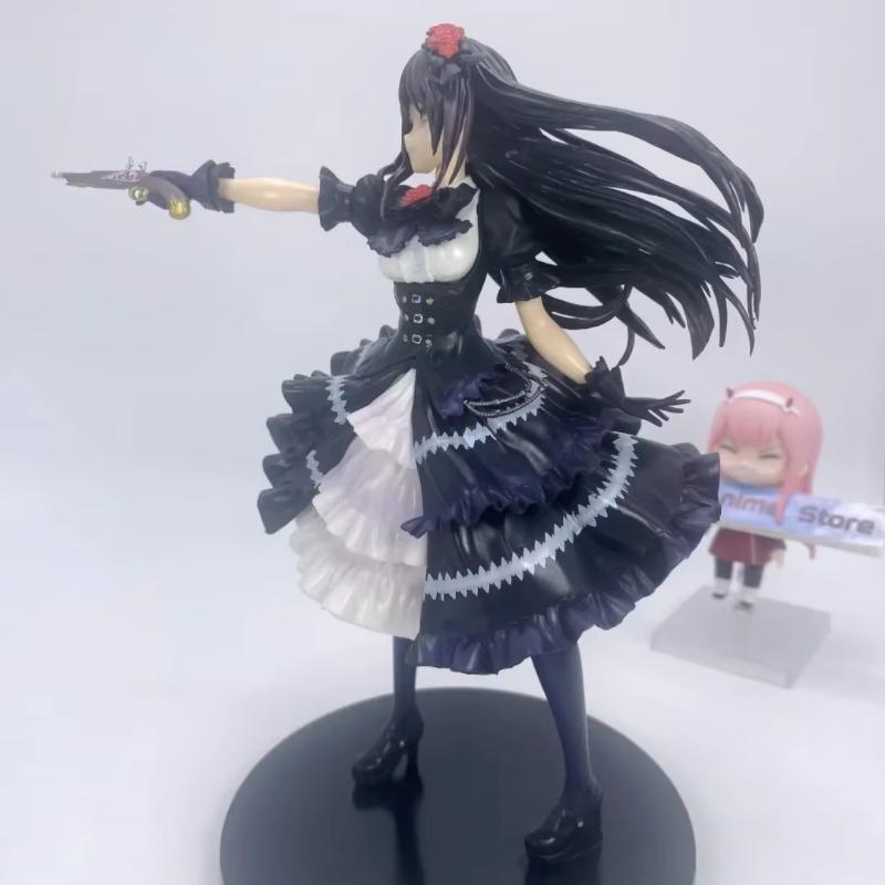 Tokisaki Kurumi Figure Statue Anime Date A Live Zafkiel Black Kurumi Figurine Sculpture House Decoration Desk Accessories Gift