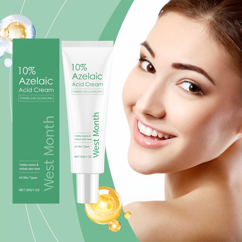 Azelaic Acid Essence Cream Repairs, Moisturizes and Nourishes The Face, Controls Oil and Hydrates, and Is A Gentle and Refreshing Cream