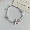 100% Solid 925 Sterling Silver Retro Bracelet for Women Men Vintage Handmade Starfish Shape Bracelet Birthday Gift